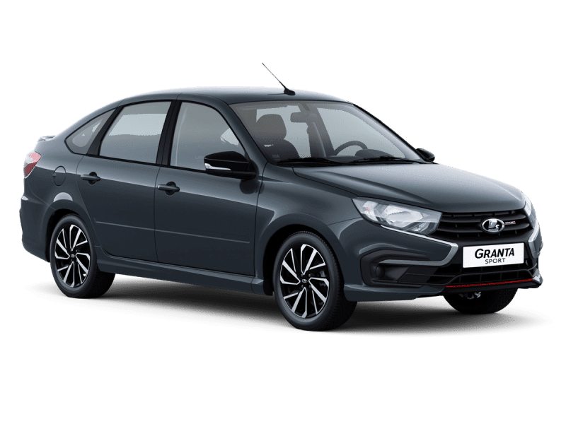 Купить Lada Granta Sport Лифтбек в Казани - СЕРЕБРИСТО-ТЕМНО-СЕРЫЙ "БОРНЕО" (633) - МЕТАЛЛИК